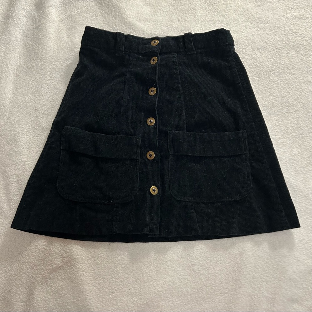 Corduroy mini skirt XXS